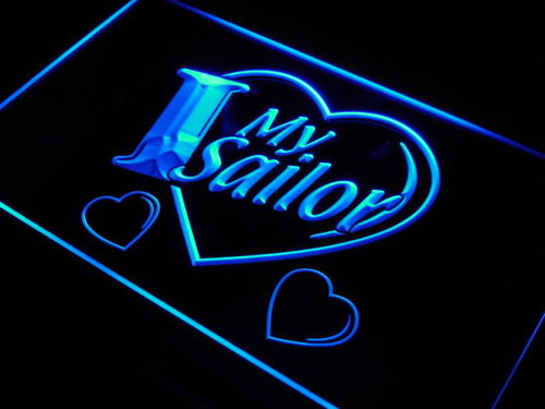 I Love My Sailor Sea Military